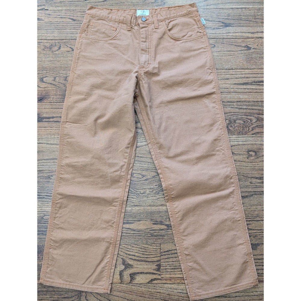 Tyndale FR Carpenter Pants 35x30 Brown Flame Resistant Straight Leg Workwear USA